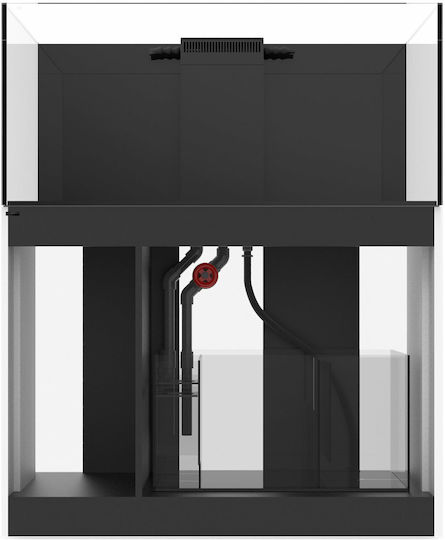 Waterbox Aquariums Reef 130.4 Acvariu de Pești cu Capacitate de 364lt cu Dulap de Bază, Filtru și 120x60x55cm. Alb