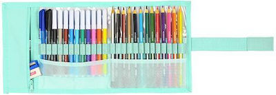 Safta Roll Up Pencil Case 27 Pieces Smiley World "Summer Fun"