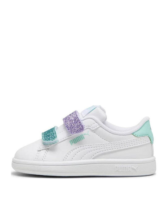 Smash 3.0 Kids Sneakers with Scratch White
