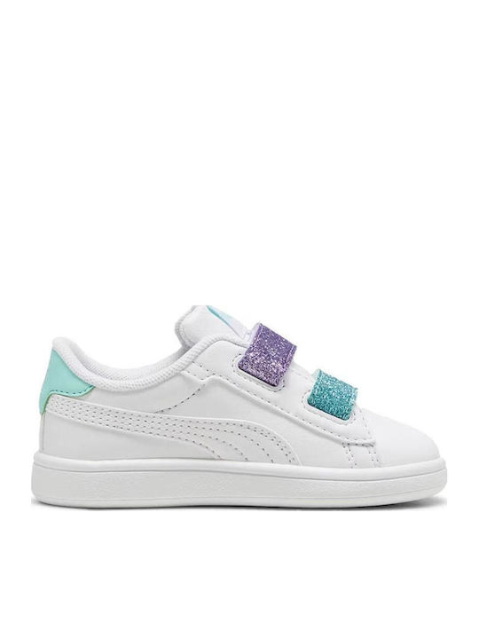 Smash 3.0 Kids Sneakers with Scratch White
