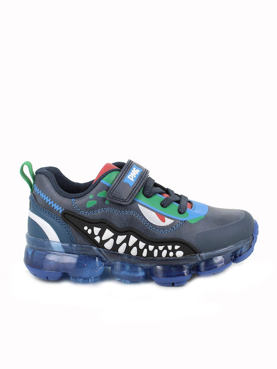 Primigi Kids Sneakers Anatomic with Scratch & Lights Blue