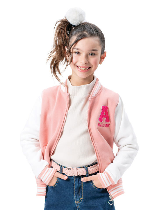 Energiers Kids Sweatshirt Cardigan Dusty Pink