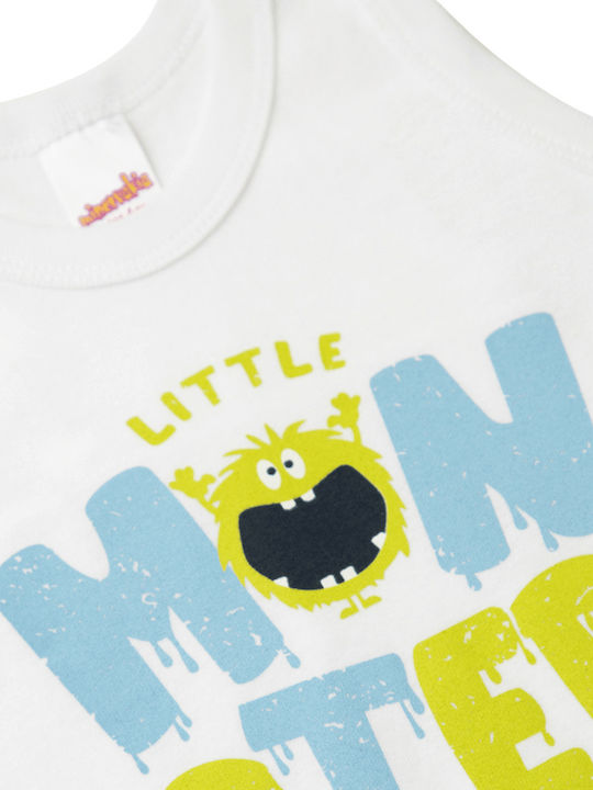 Minerva Little Monster Kids' Undershirt Tank Top White