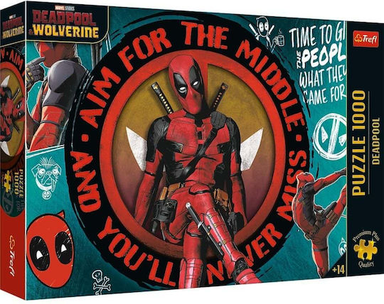 Puzzle Trefl 1000 Premium Plus Marvel Deadpool Wolverine