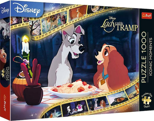 Puzzle Trefl 1000 Premium Plus Disney Lady and the Tramp