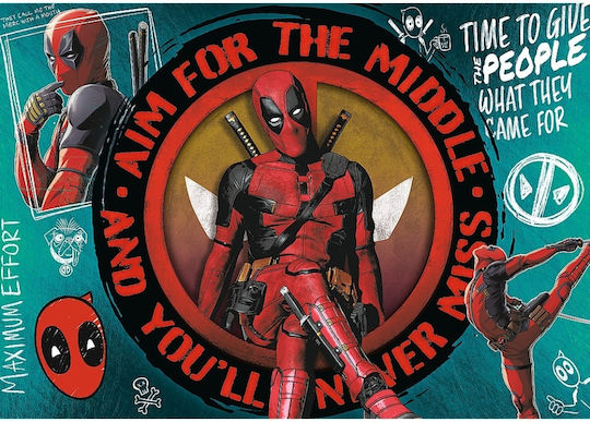 Puzzle Trefl 1000 Premium Plus Marvel Deadpool Wolverine