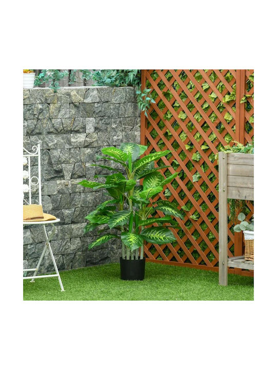 Künstliche Pflanze im Topf Grün 95cm