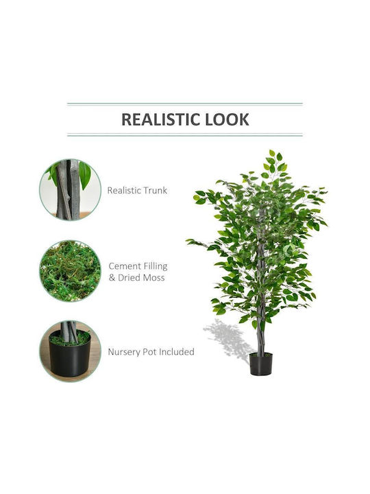 Plantă Artificială în Ghiveci Green 135cm