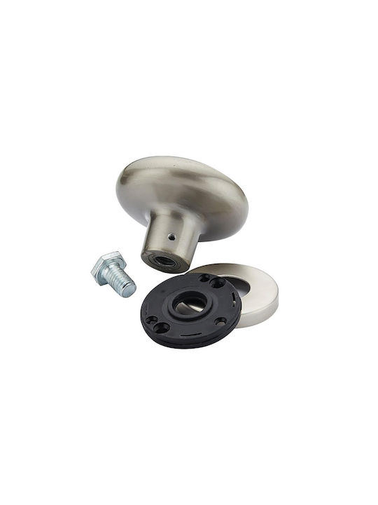 Viobrass Knob Front Door Black