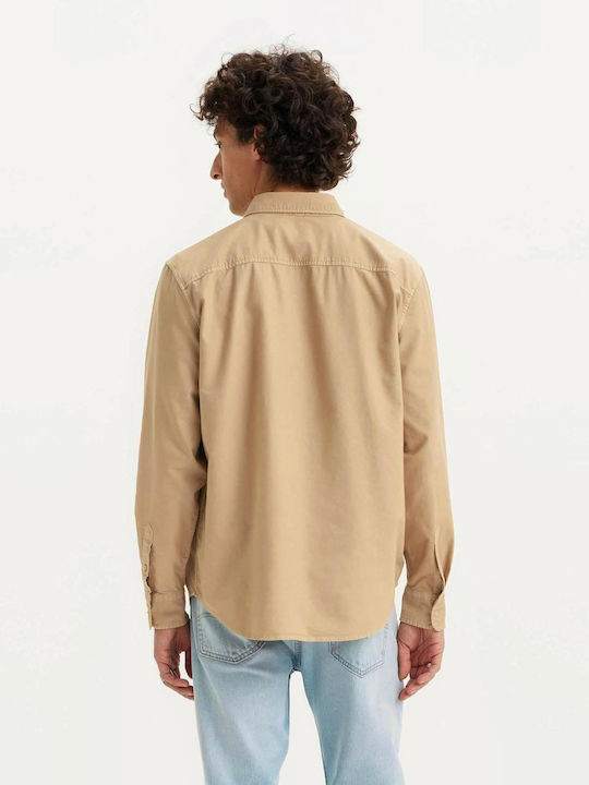 Levi's Men's Shirt Ekru