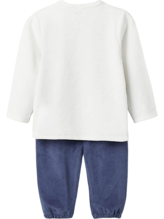 Zippy Kids Pyjamas Winter Velvet Ecru