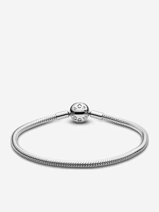 Pandora Moments Women's Silver Chain Bracelet 16cm