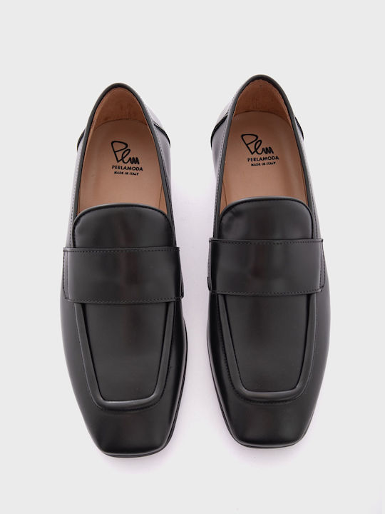 Perlamoda Men's Loafers Black