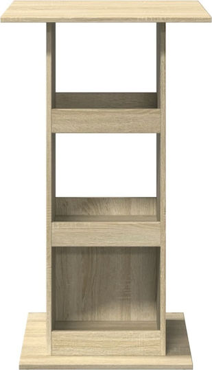 vidaXL Sonoma Brown Wooden Square Bar Table 60x60x102 cm