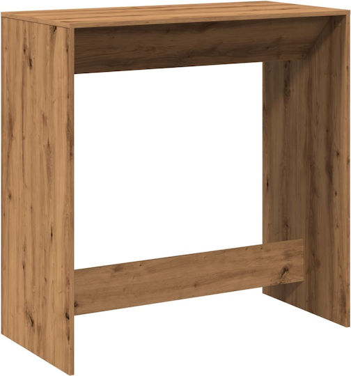 Artisanal Wooden Oak Bar Table 102x50x103.5cm