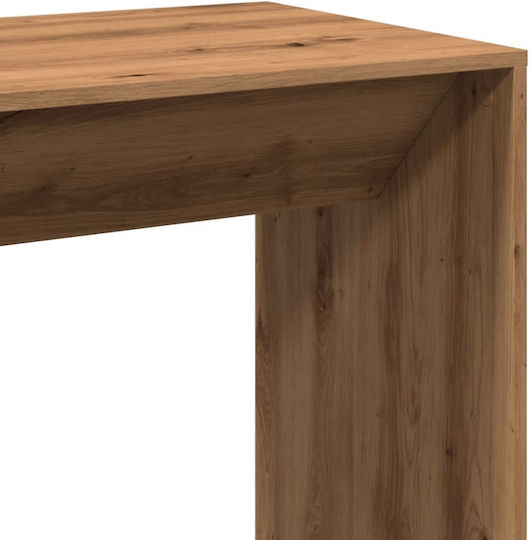 Artisanal Wooden Oak Bar Table 102x50x103.5cm