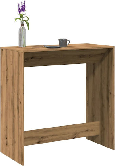 Artisanal Wooden Oak Bar Table 102x50x103.5cm