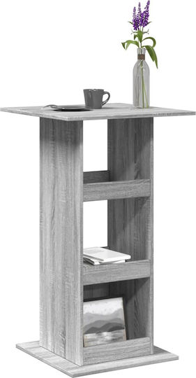 Sonoma Square Wooden Grey Bar Table Sonoma 60x60x102cm