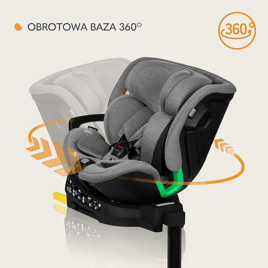 Lionelo Harmony Baby Car Seat i-Size with Isofix Pink Mauve Bamboo 0-36 kg