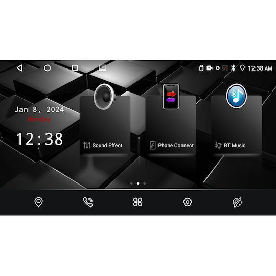 Nakamichi Car Audio System for Nissan Navara / NP300 2016-2021 (Bluetooth/USB/AUX/WiFi/GPS/Apple-Carplay/Android-Auto) with Touch Screen 9"