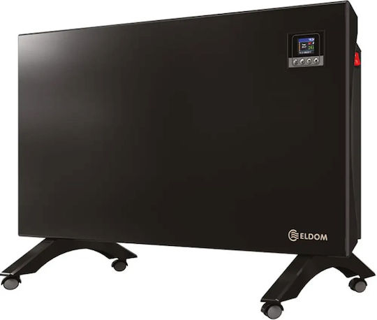 Eldom Convectoare pardoseală 2000W cu Termostat Electronic Negru