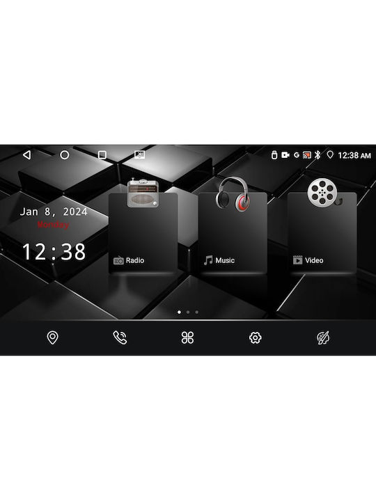 Nakamichi Nam5260 Series 4core Android12 4+64gb Vw Group Navigation Multimedia Tablet 10" Carplay & Android Auto