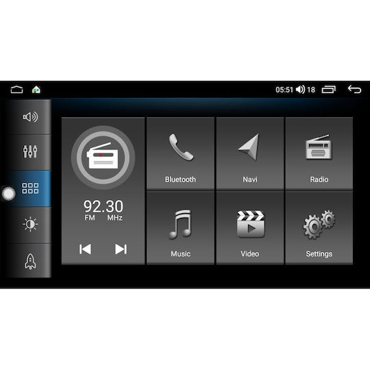 Cadence Auto-Audiosystem 2DIN (Bluetooth/USB/WiFi/GPS/Apple-Carplay/Android-Auto) mit Touchscreen 9"
