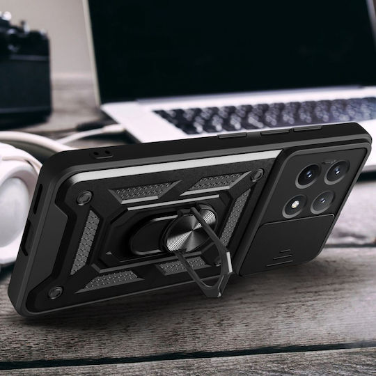 Techsuit Camshield Back Cover Πλαστικό / Σιλικόνης Μπλε (Poco F6 Pro)