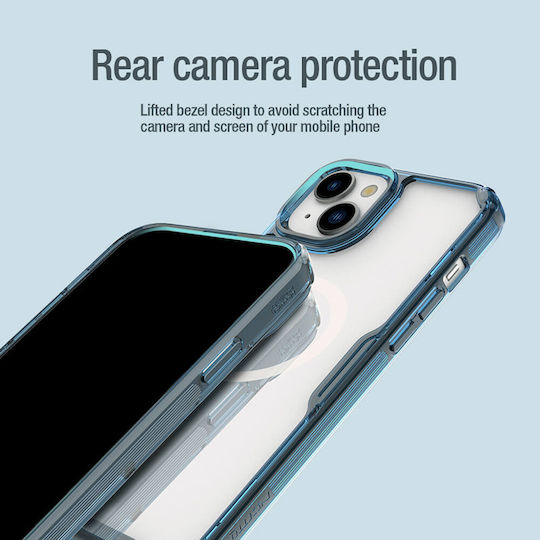 Nillkin Nature Pro Magnetic Umschlag Rückseite Silikon / Kunststoff Transparent (iPhone 15)