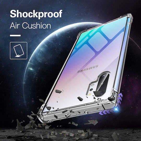 Techsuit Shockproof Clear Back Cover Σιλικόνης Διάφανο (Galaxy Note 10+)