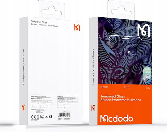 Mcdodo Gehärtetes Glas (iPhone 15 Pro)