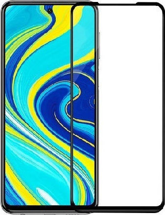 Full Face Tempered Glass Μαύρο (Redmi Note 10 5G / Poco M3 ProTCL 10 5G)