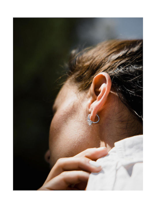 Themelidis Jewels Earrings made of Platinum with Stones