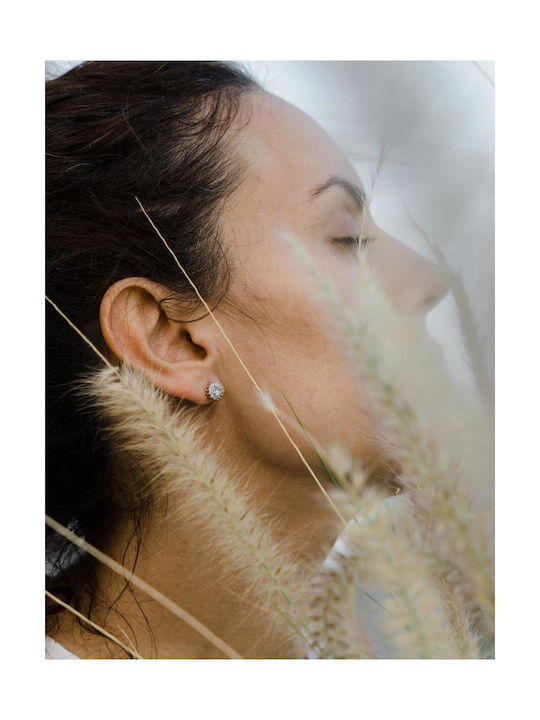 Themelidis Jewels Earrings made of Platinum with Stones