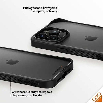 PanzerGlass Clearcase Back Cover Black (iPhone 15 Pro Max)