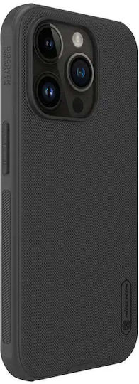 Nillkin Super Frosted Pro Задна корица Пластмаса Магнитен Черен (iPhone 15 Pro Max)