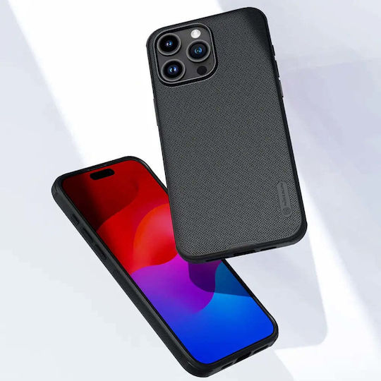 Nillkin Super Frosted Pro Задна корица Пластмаса Магнитен Черен (iPhone 15 Pro Max)