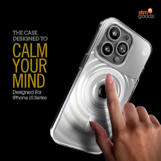STM Back Cover Silicone Transparent (iPhone 15 Pro)