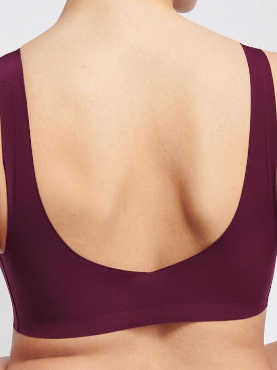 Sloggi Women's Bra with Light Padding Bordeaux