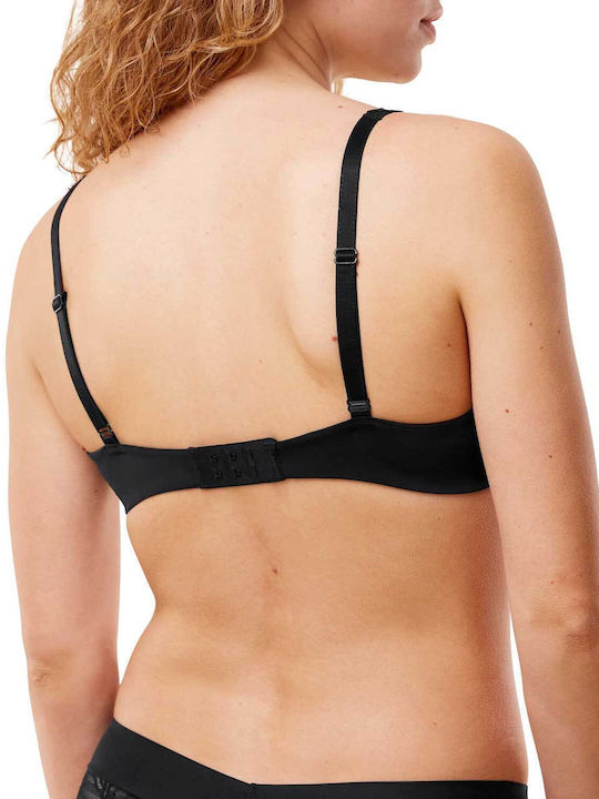 Body Make-up Illusion Μαύρο Minimizer Σουτιέν με Μπανέλες