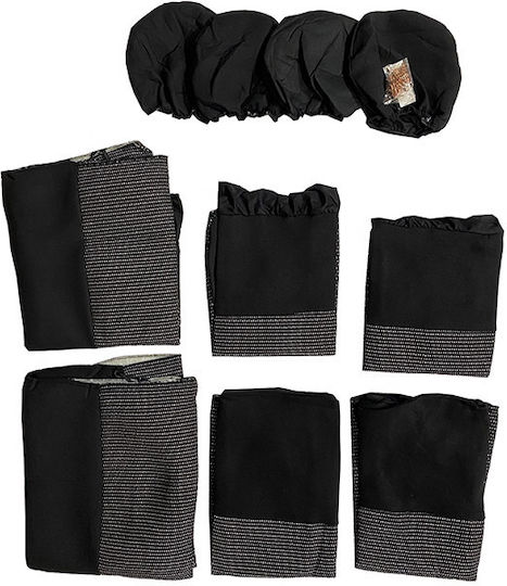 Deluxeboss Car Cover Set 10pcs Black