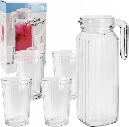 Excellent Houseware Set Gläser Cocktail/Trinken aus Glas 200ml 5Stück
