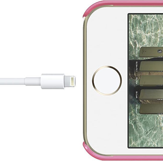 Elago Umschlag Rückseite Synthetisches Leder Rosa (iPhone 5/5s/SE)