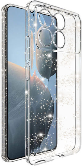 Techsuit Sparkleskin Back Cover Transparent (Poco F6 Pro)