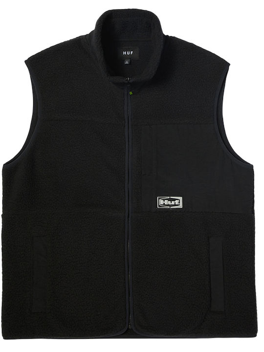 Sonoma High Pile Vest Fleece Men's Fleece Jacket Black