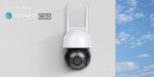 Kruger & Matz C60 IP Surveillance Camera Wi-Fi Full HD+ 5MP Waterproof with Two-Way Communication