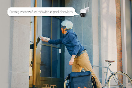 Kruger & Matz C60 IP Surveillance Camera Wi-Fi Full HD+ 5MP Waterproof with Two-Way Communication