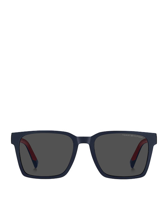 Tommy Hilfiger Sunglasses Navy Blue with Acetate Frame & Gray Lens