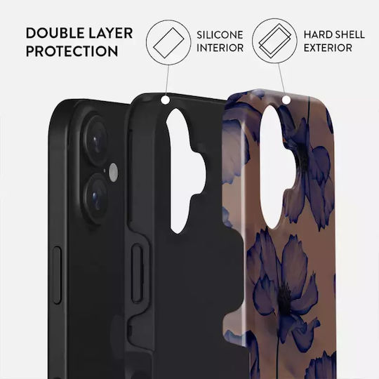 Burga Fashion Tough Back Cover Πλαστικό / Σιλικόνης Καφέ (iPhone 16)