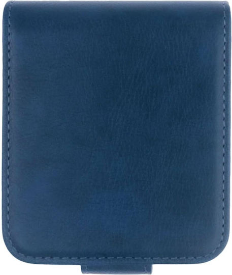 Rosso Wallet Synthetic Leather Blue (Galaxy Z Flip6)